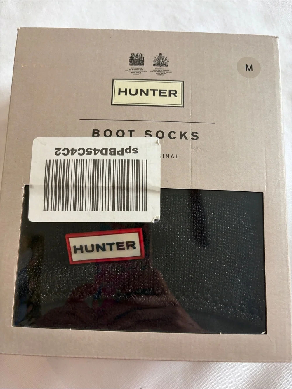 NWT HUNTER Black light Sparkle Tall Boot Socks. Size Med. 5-7
